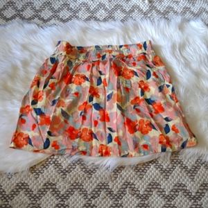 Tulle floral skirt